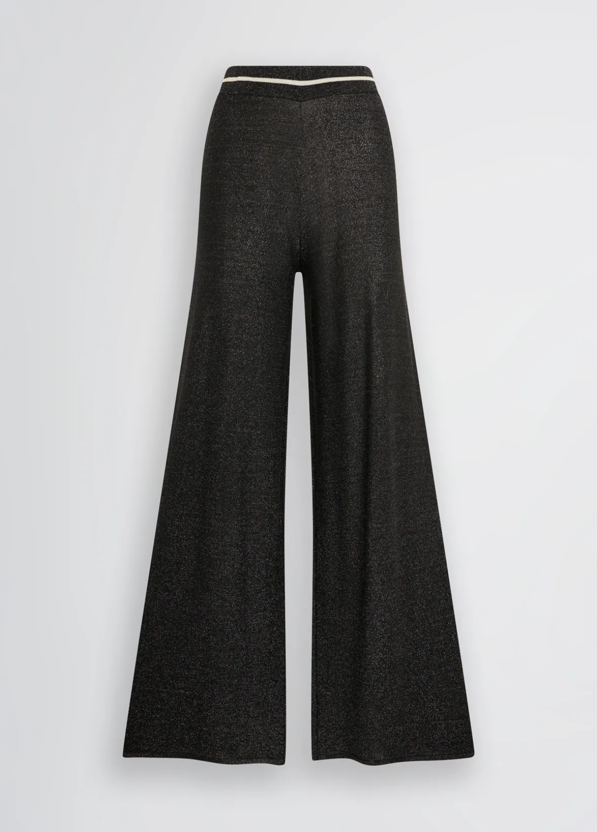 Pantaloni larghi in lurex®