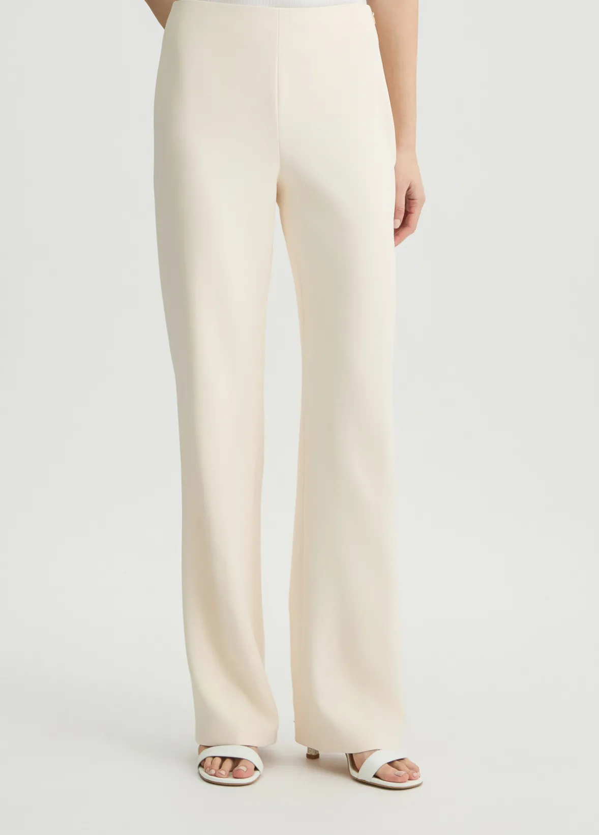 Pantaloni lunghi in crêpe