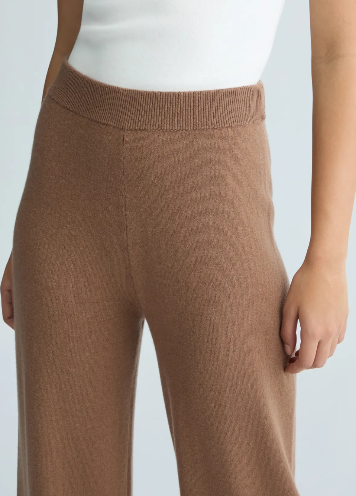 Pantaloni lunghi in maglia