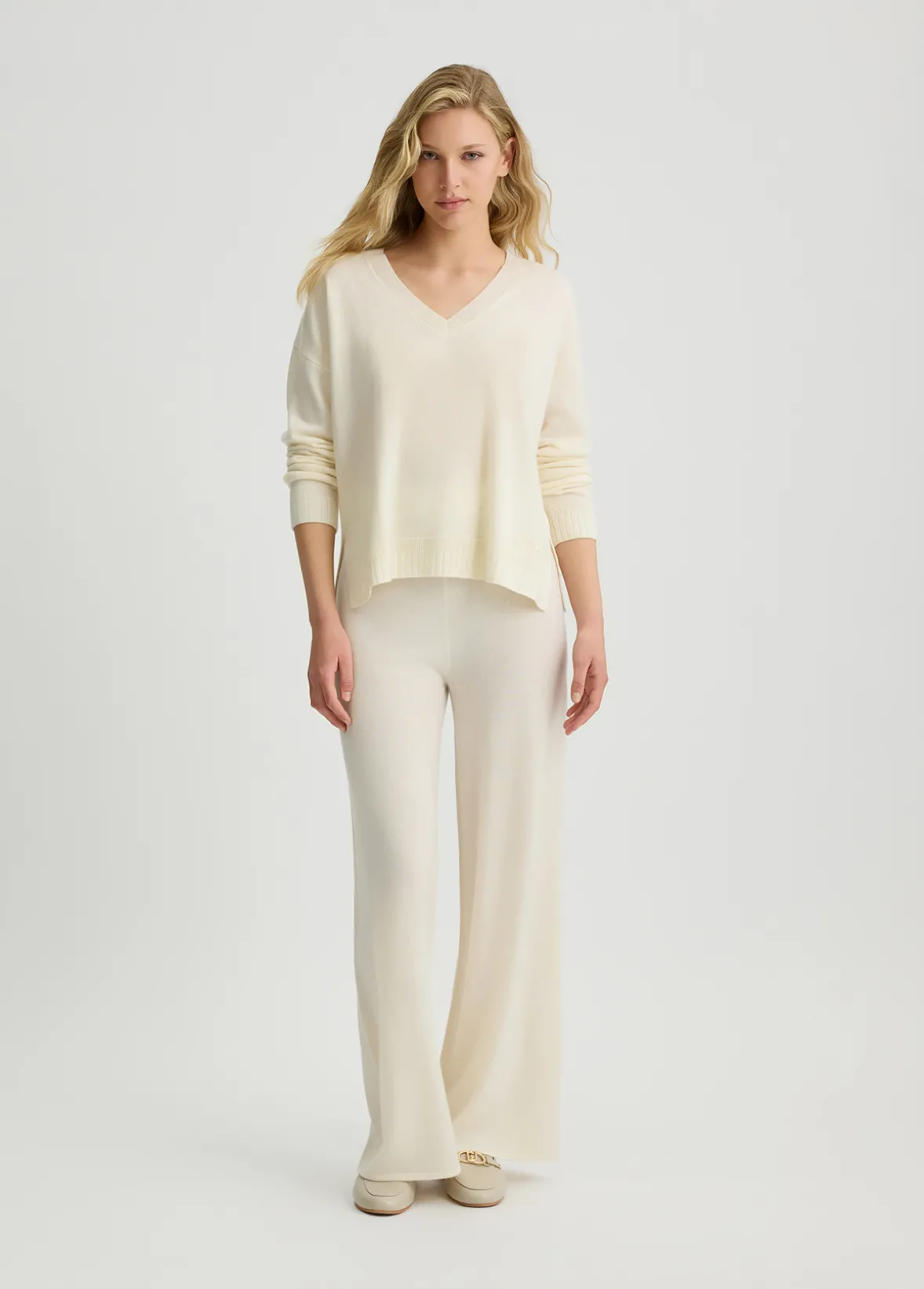 Pantaloni lunghi in maglia
