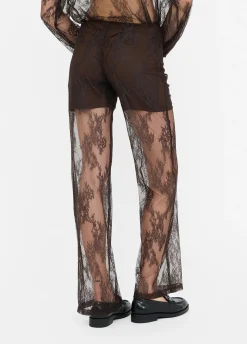 Pantaloni morbidi in pizzo