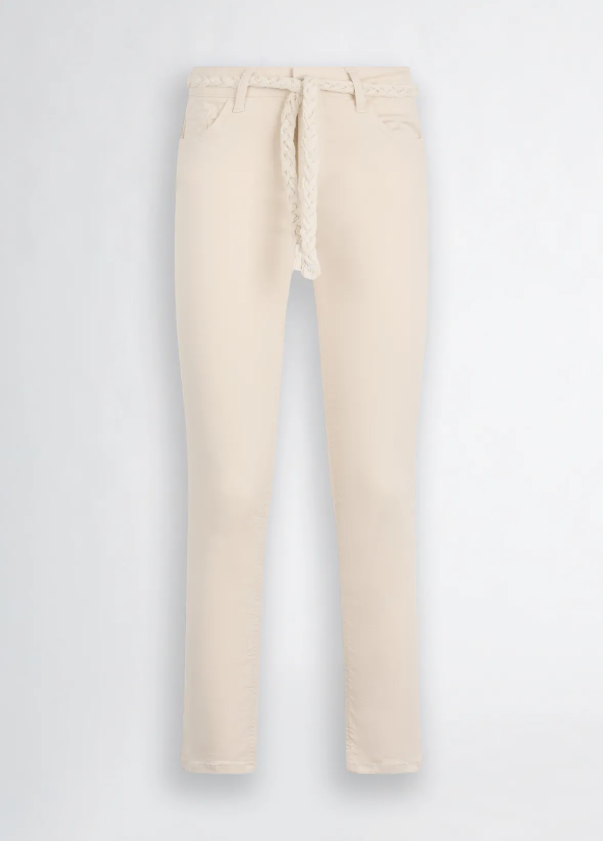 Pantaloni skinny con cintura