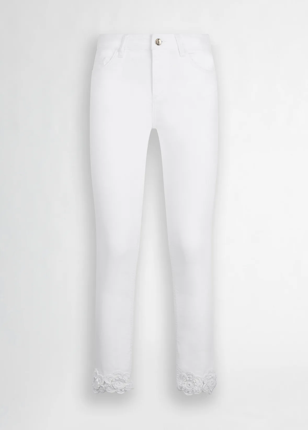Pantaloni skinny con ricami