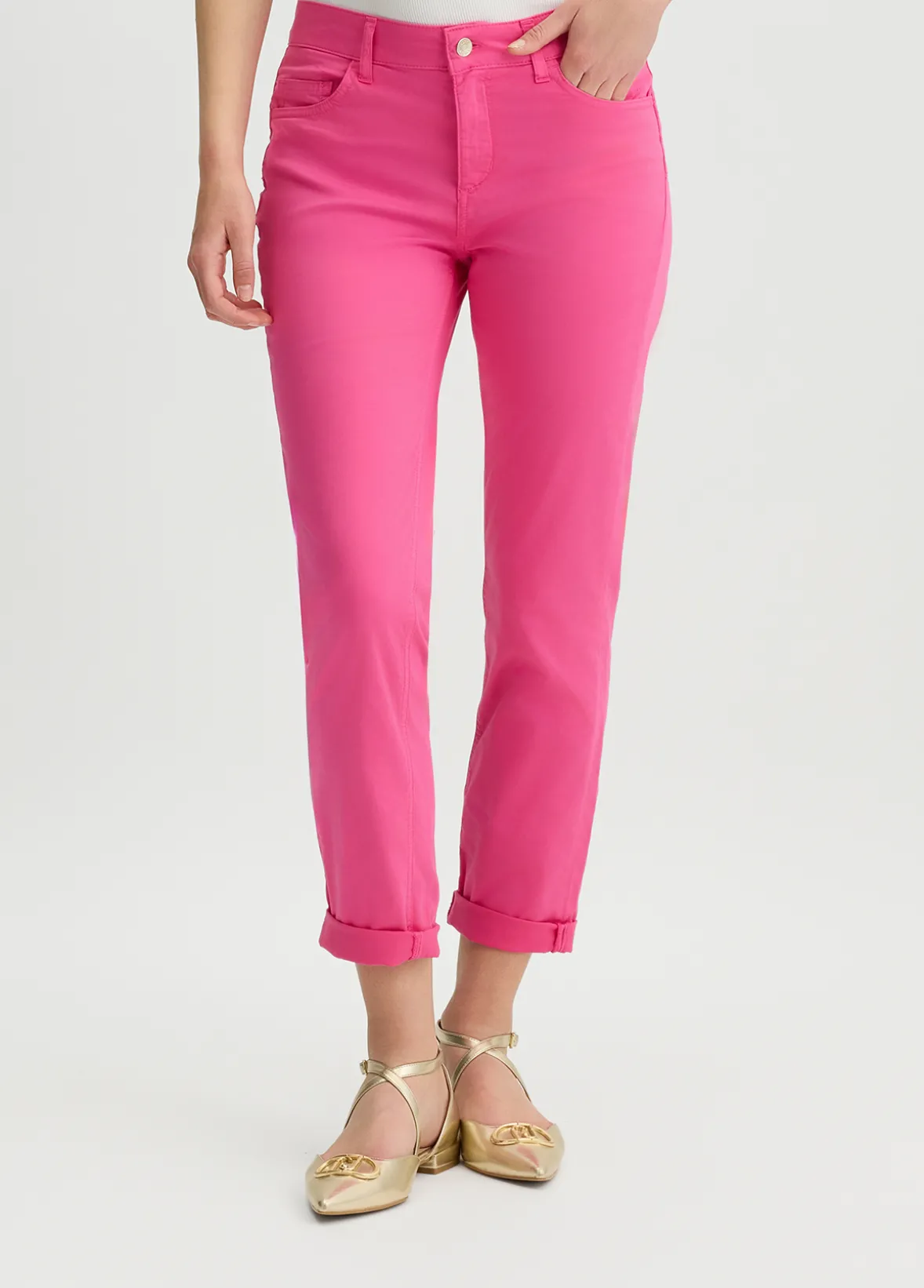Pantaloni skinny in cotone