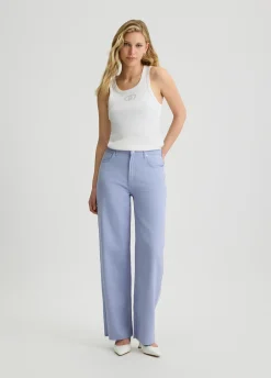 Pantaloni wide leg