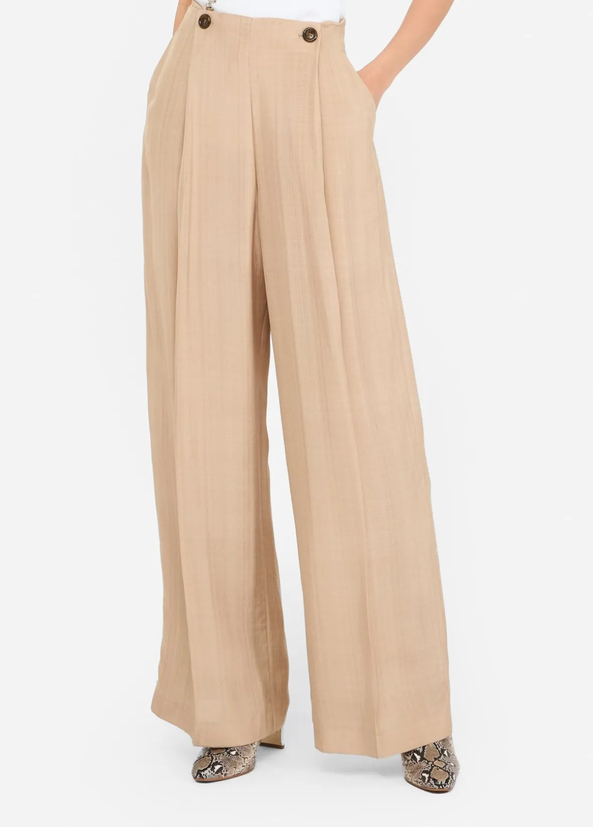 Pantaloni wide leg