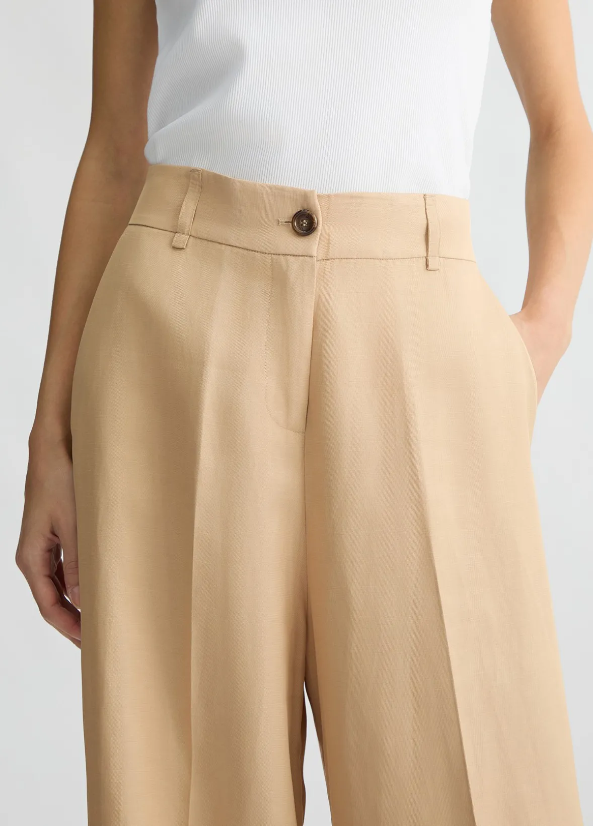Pantaloni wide leg