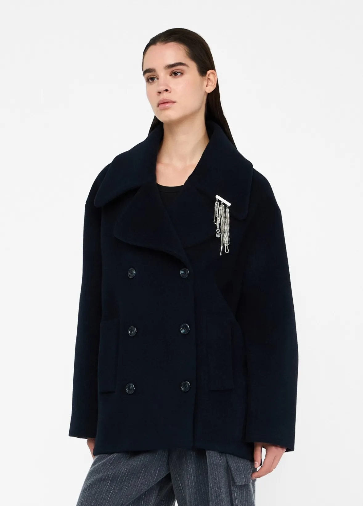 Peacoat Liu Jo Better in lana