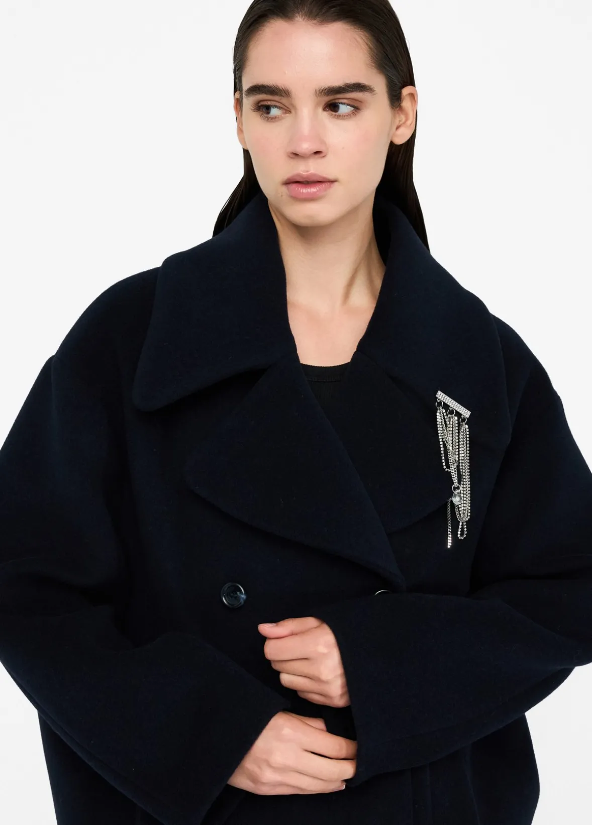 Peacoat Liu Jo Better in lana