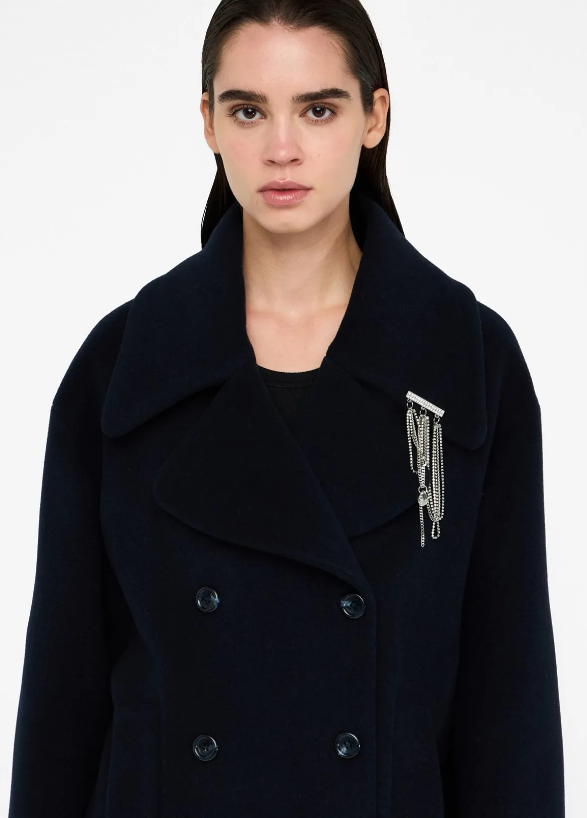 Peacoat Liu Jo Better in lana