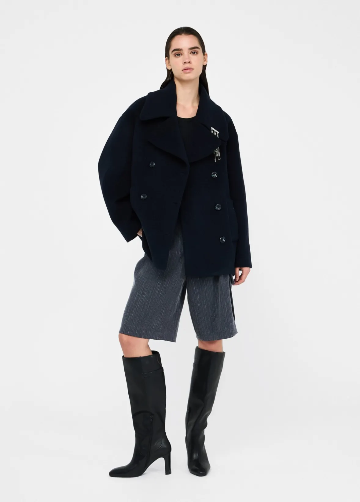 Peacoat Liu Jo Better in lana