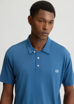 Polo in cotone con logo