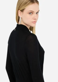 Polo in cotone e cashmere
