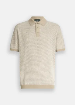 Polo in cotone e seta