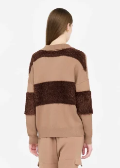 Polo in lana a righe