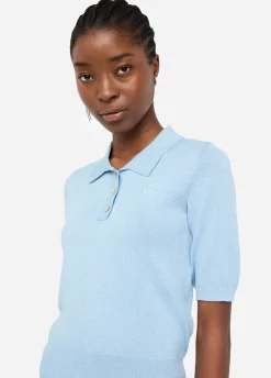 Polo in maglia lurex®