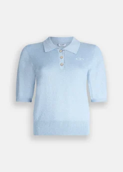 Polo in maglia lurex®