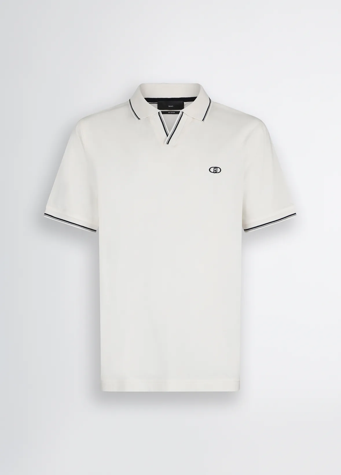 Polo in seta e cotone