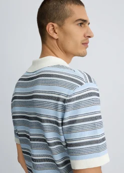 Polo jacquard da uomo