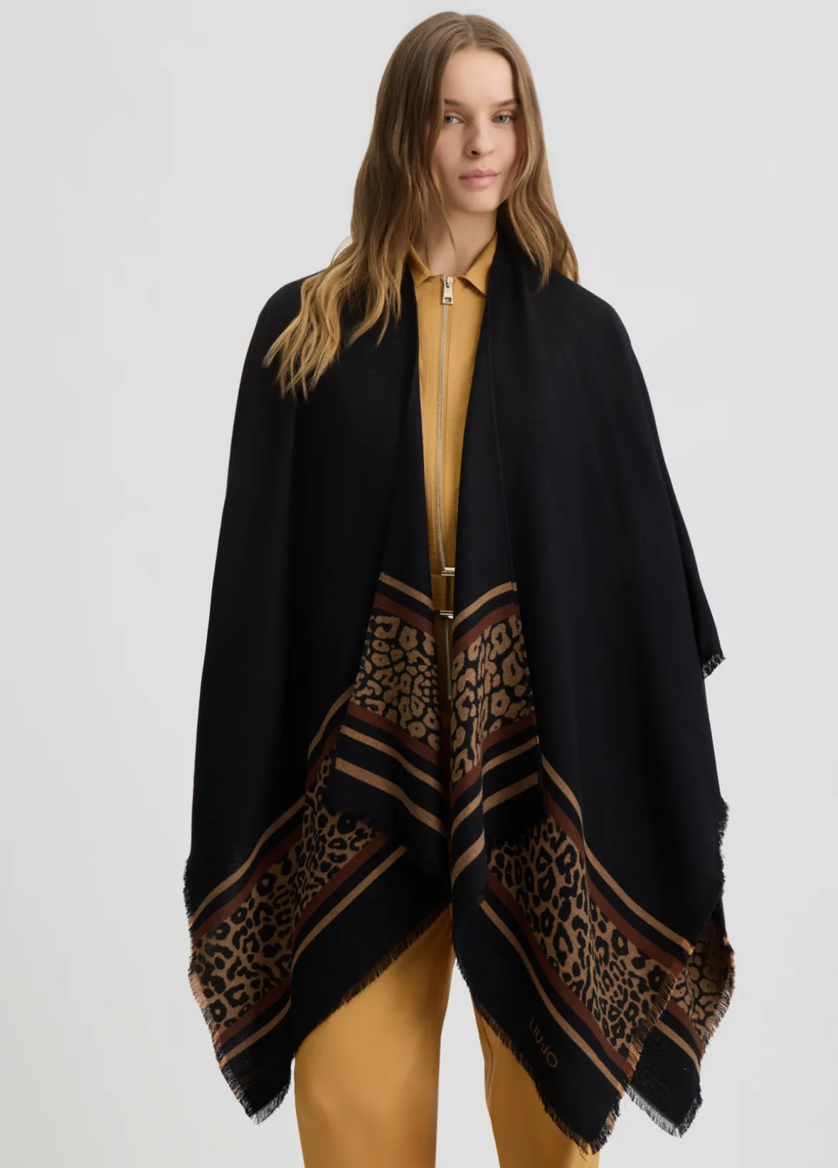Poncho animalier