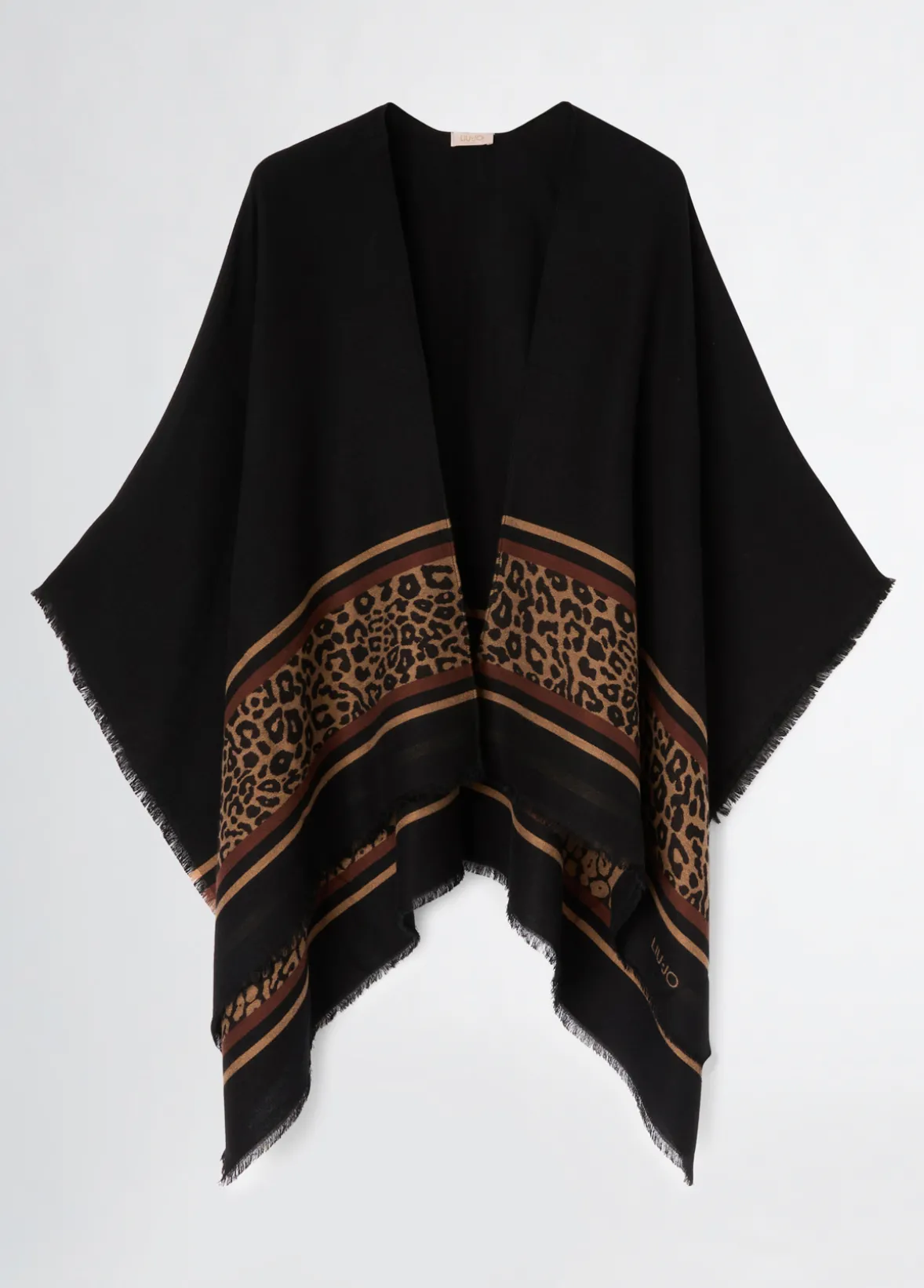 Poncho animalier