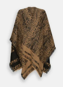 Poncho animalier