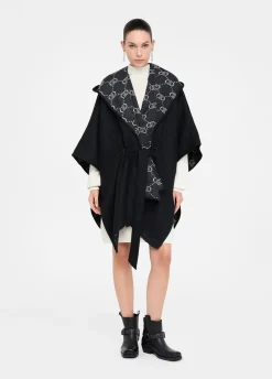 Poncho con cappuccio