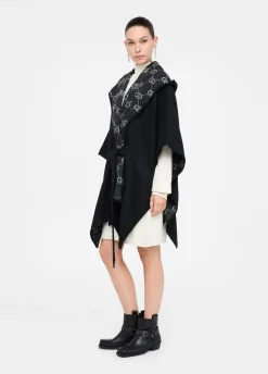 Poncho con cappuccio