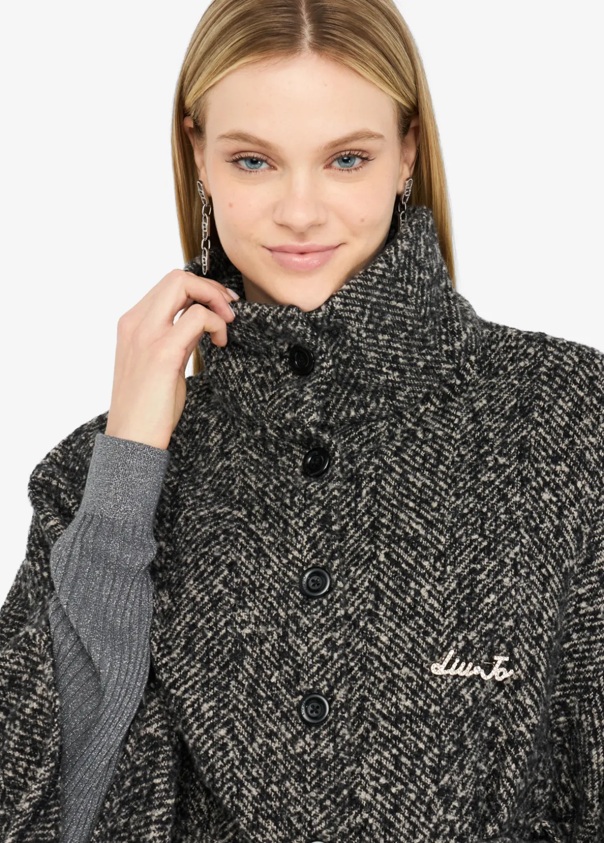 Poncho con cintura