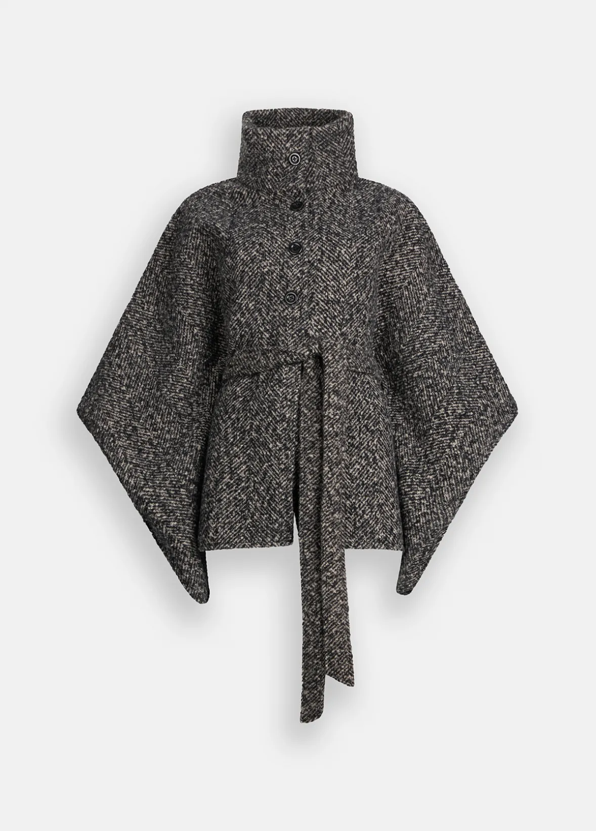 Poncho con cintura