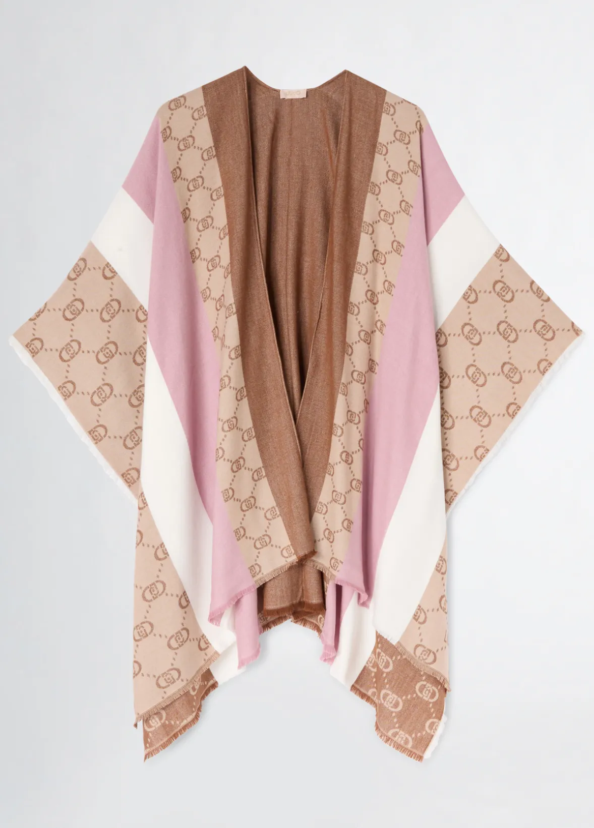 Poncho con logo monogram