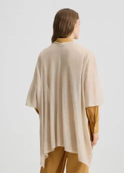 Poncho in maglia lurex®