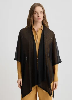 Poncho in maglia lurex®