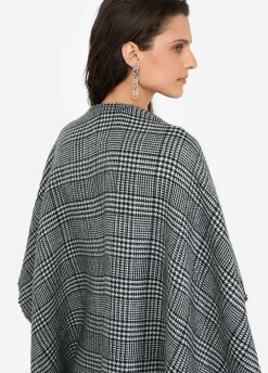 Poncho in principe di galles
