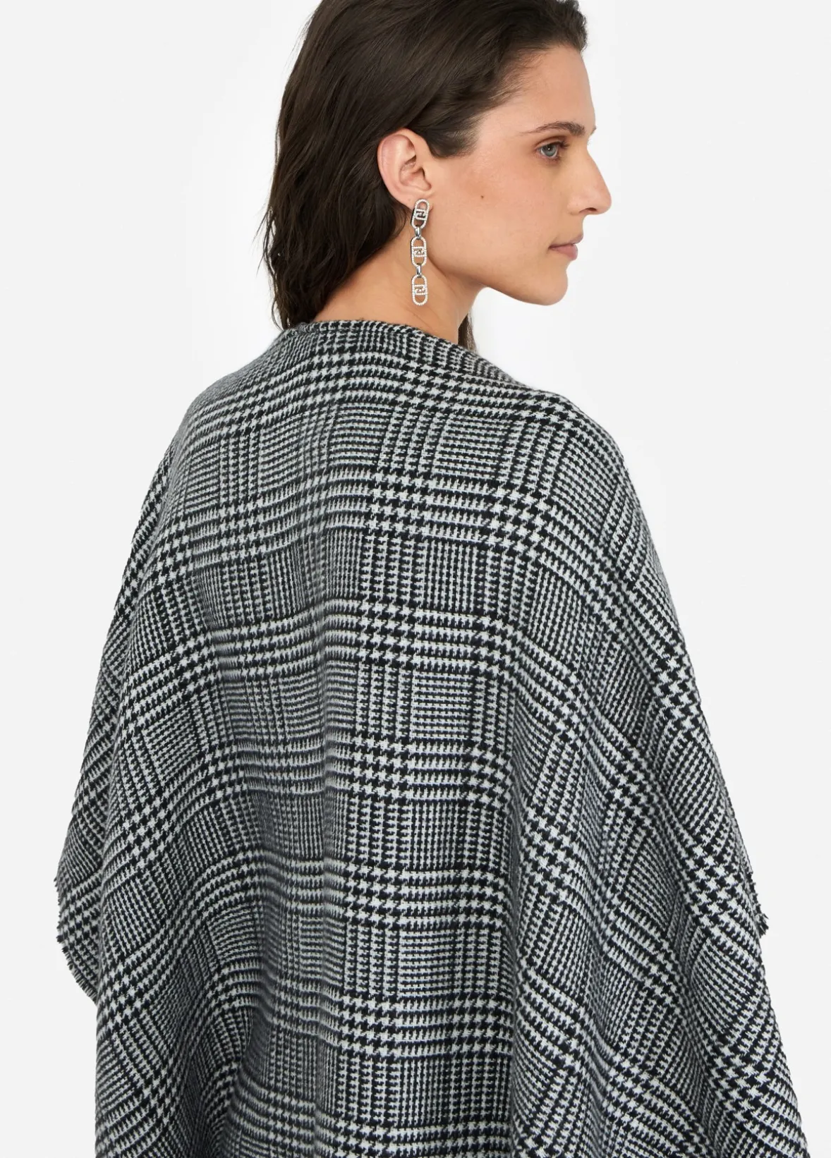 Poncho in principe di galles