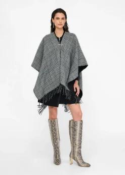 Poncho in principe di galles