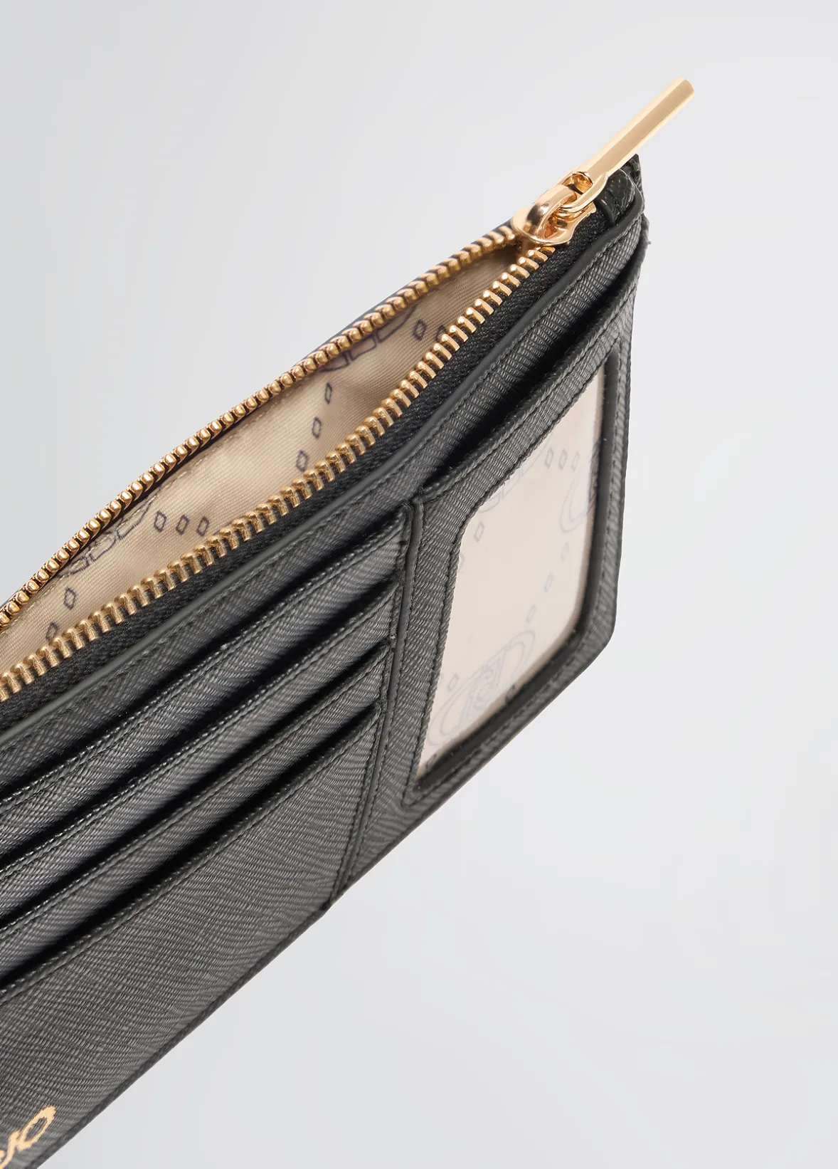 Porta carte con zip