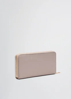 Portafoglio zip around grande in nylon