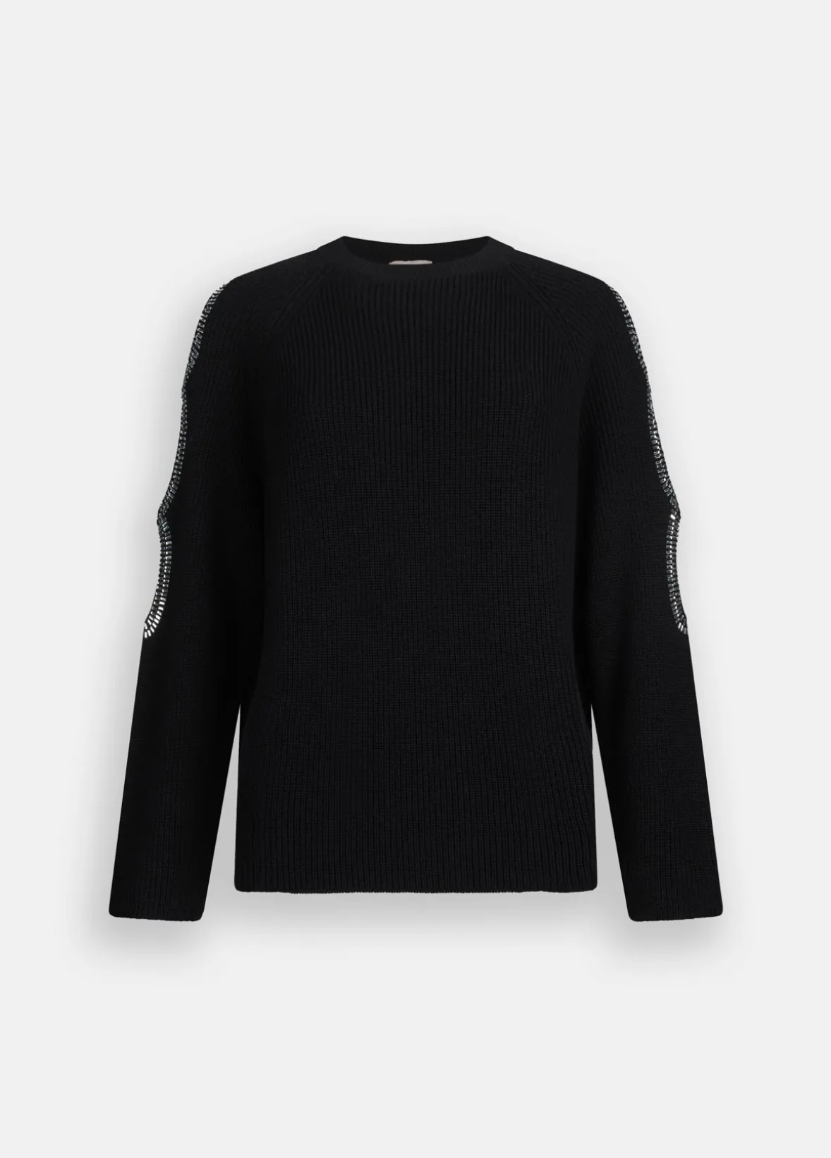 Pullover con cut-out gioiello