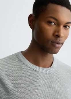 Pullover in lana color ghiaccio
