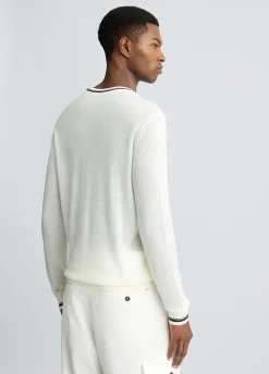 Pullover in misto lana
