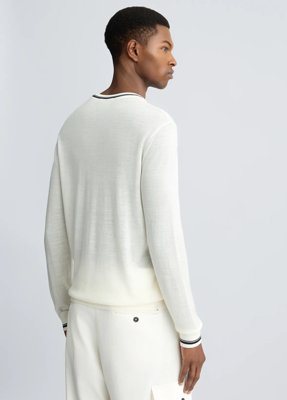 Pullover in misto lana