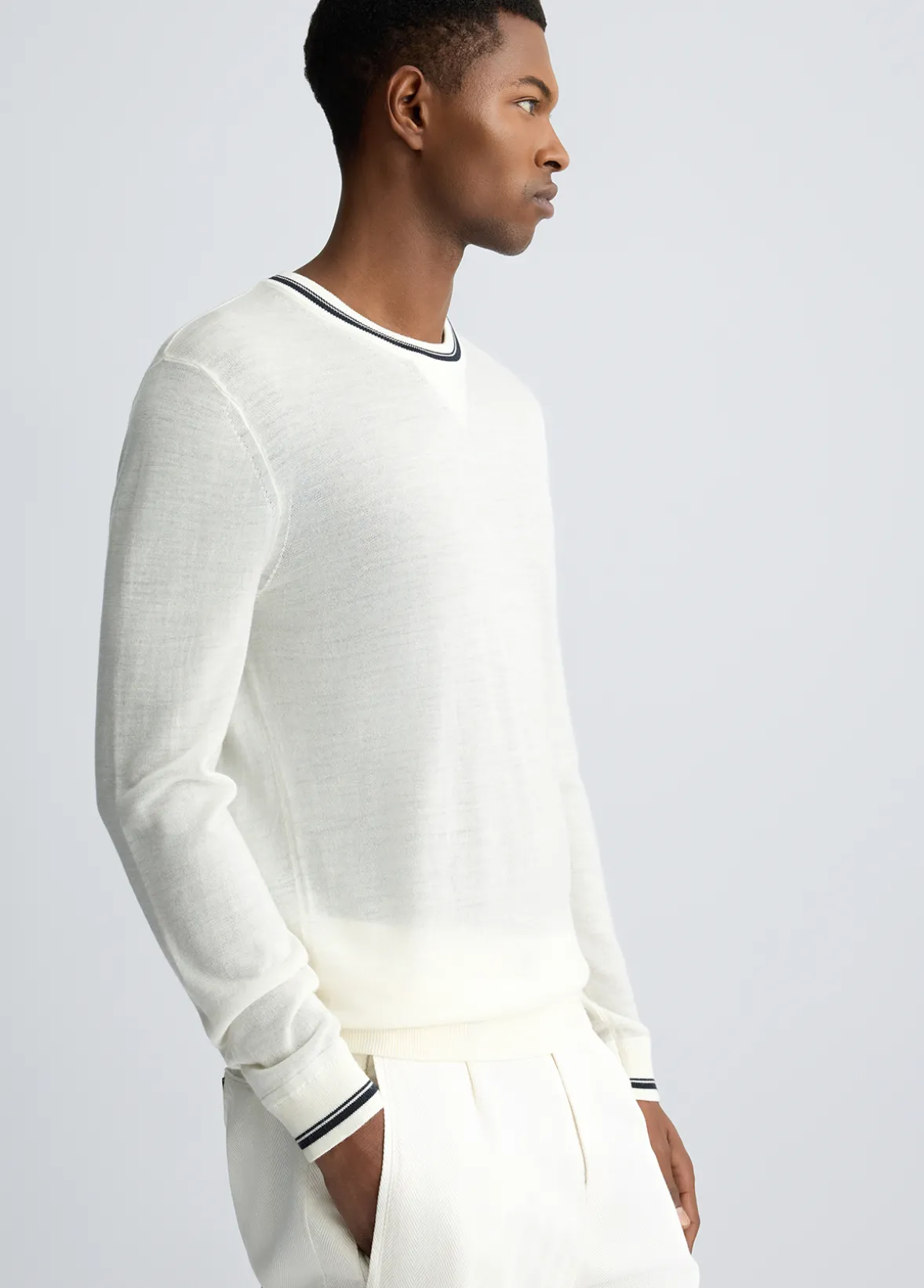Pullover in misto lana
