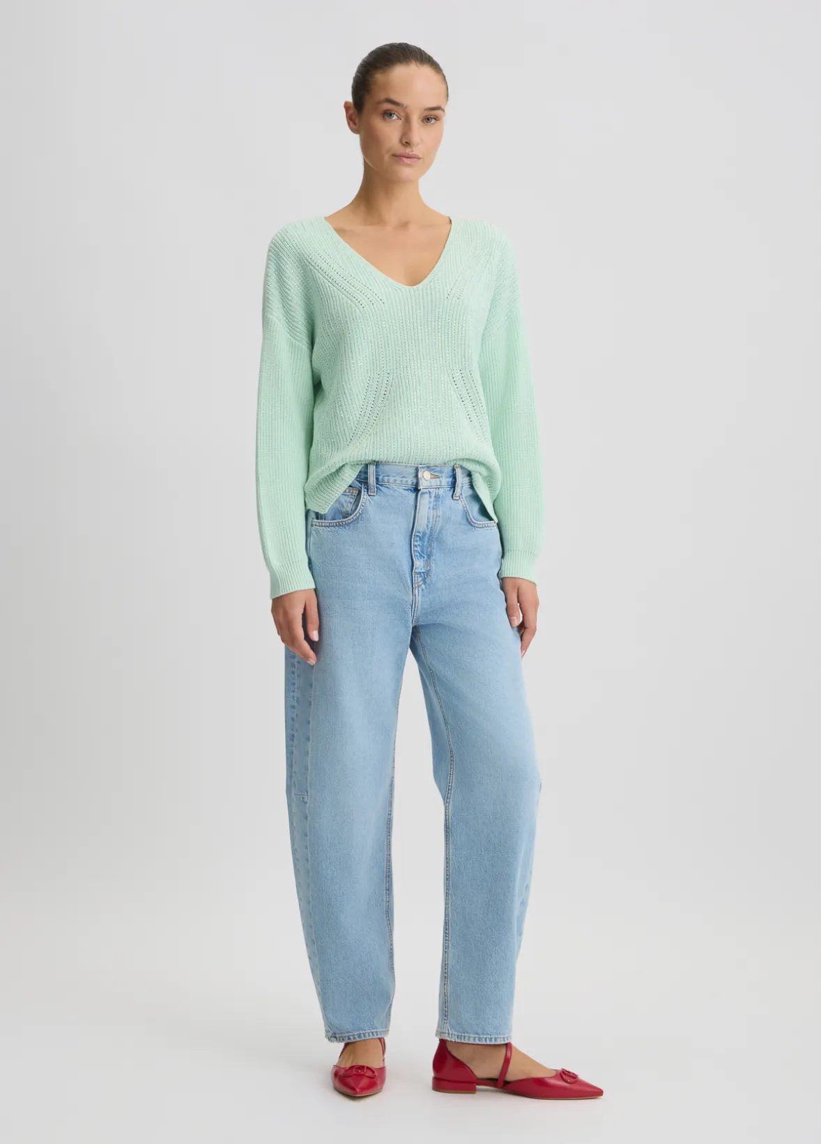 Pullover in puro cotone