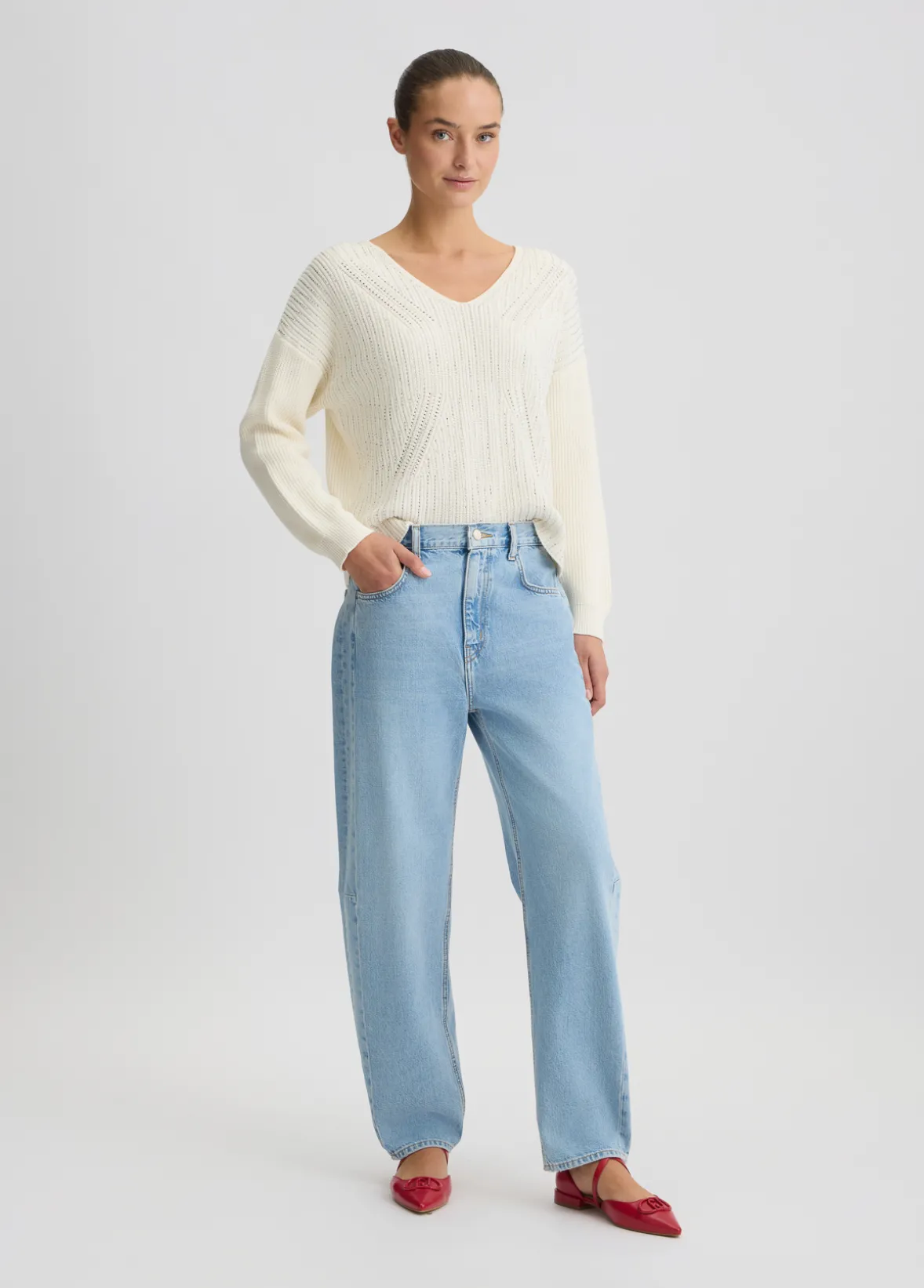 Pullover in puro cotone
