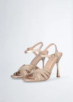 Sandali chain con tacco