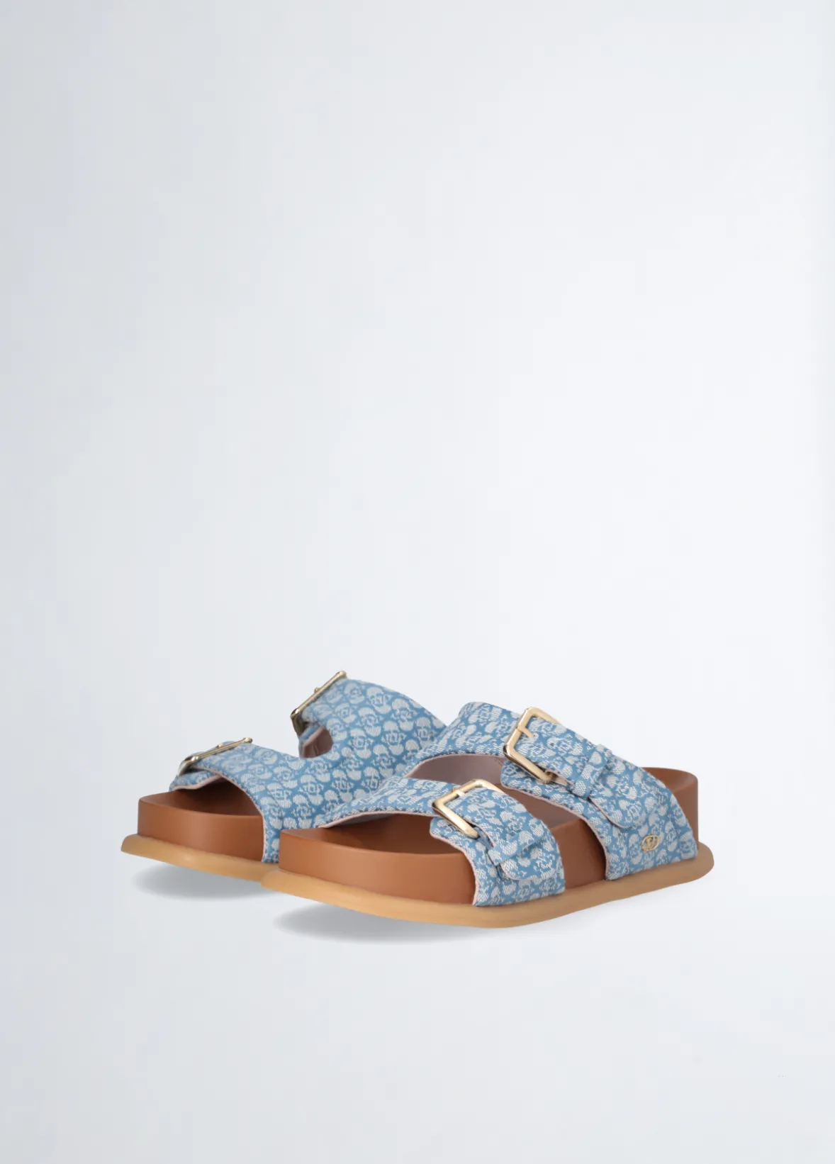 Sandali con fascette bold