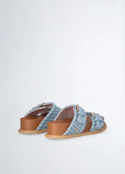 Sandali con fascette bold