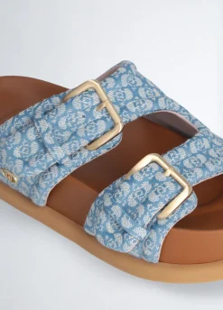 Sandali con fascette bold