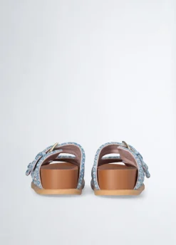 Sandali con fascette bold